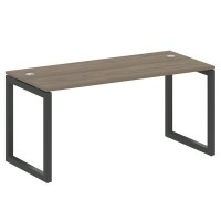 Metal System Quattro 5x5 50БО.СП-4 (Вяз благородный/Черный) Стол письменный на О-образном м/к