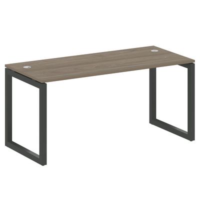 Metal System Quattro 5x5 50БО.СП-4 (Вяз благородный/Черный) Стол письменный на О-образном м/к