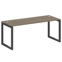 Metal System Quattro 5x5 50БО.СП-5 (Вяз благородный/Черный) Стол письменный на О-образном м/к