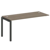 Metal System Quattro 5x5 50БП.ПРС-СП-1.4 (Вяз благородный/Антрацит) Проходной наборный элемент рабочей станции на П-образном м/к