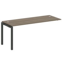 Metal System Quattro 5x5 50БП.ПРС-СП-1.5 (Вяз благородный/Антрацит) Проходной наборный элемент рабочей станции на П-образном м/к