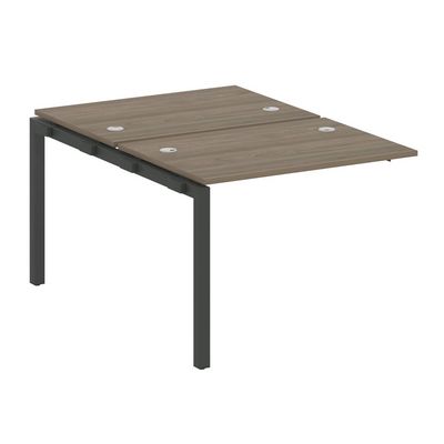 Metal System Quattro 5x5 50БП.ПРС-СП-2.1 (Вяз благородный/Антрацит) Проходной наборный элемент рабочей станции на П-образном м/к