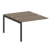 Metal System Quattro 5x5 50БП.ПРС-СП-2.2 (Вяз благородный/Антрацит) Проходной наборный элемент рабочей станции на П-образном м/к