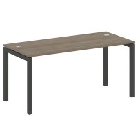 Metal System Quattro 5x5 50БП.СП-4 (Вяз благородный/Антрацит) Стол письменный на П-образном м/к