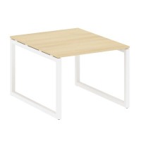 Metal System Quattro 5x5 50БО.ПРГ-1.1 (Акация лорка/Белый) Переговорный стол на О-образном м/к