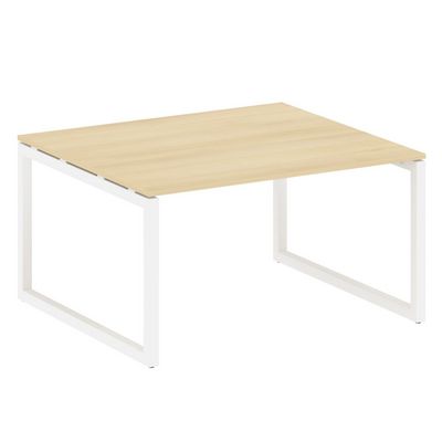 Metal System Quattro 5x5 50БО.ПРГ-1.3 (Акация лорка/Белый) Переговорный стол на О-образном м/к