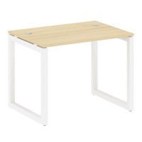 Metal System Quattro 5x5 50БО.СП-1 (Акация лорка/Белый) Стол письменный на О-образном м/к