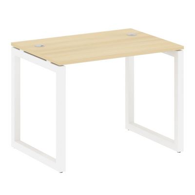 Metal System Quattro 5x5 50БО.СП-1 (Акация лорка/Белый) Стол письменный на О-образном м/к