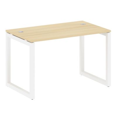Metal System Quattro 5x5 50БО.СП-2 (Акация лорка/Белый) Стол письменный на О-образном м/к