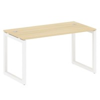 Metal System Quattro 5x5 50БО.СП-3 (Акация лорка/Белый) Стол письменный на О-образном м/к