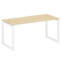 Metal System Quattro 5x5 50БО.СП-4 (Акация лорка/Белый) Стол письменный на О-образном м/к