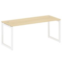 Metal System Quattro 5x5 50БО.СП-5 (Акация лорка/Белый) Стол письменный на О-образном м/к