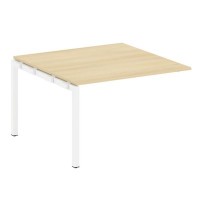 Metal System Quattro 5x5 50БП.ППРГ-2 (Акация лорка/Белый) Проходной наборный элемент переговорного стола на П-образном м/к