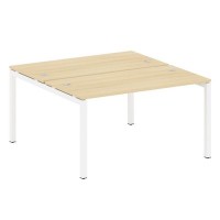 Metal System Quattro 5x5 50БП.РАС-СП-2.3 (Акация лорка/Белый) Рабочая станция на П-образном м/к