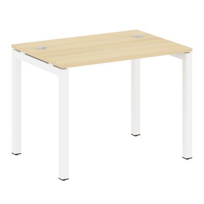 Metal System Quattro 5x5 50БП.СП-1 (Акация лорка/Белый) Стол письменный на П-образном м/к