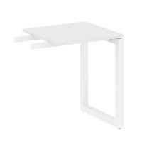 Metal System Quattro 5x5 50БО.ПР-1 (Белый/Белый) Приставной элемент на О-образном м/к