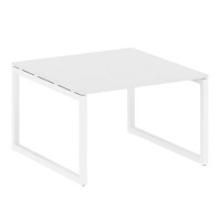 Metal System Quattro 5x5 50БО.ПРГ-1.2 (Белый/Белый) Переговорный стол на О-образном м/к