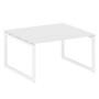 Metal System Quattro 5x5 50БО.ПРГ-1.3 (Белый/Белый) Переговорный стол на О-образном м/к