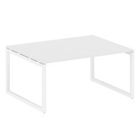 Metal System Quattro 5x5 50БО.ПРГ-1.4 (Белый/Белый) Переговорный стол на О-образном м/к