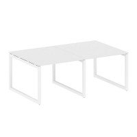 Metal System Quattro 5x5 50БО.ПРГ-2.1 (Белый/Белый) Переговорный стол на О-образном м/к