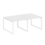 Metal System Quattro 5x5 50БО.ПРГ-2.1 (Белый/Белый) Переговорный стол на О-образном м/к