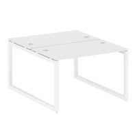 Metal System Quattro 5x5 50БО.РАС-СП-2.2 (Белый/Белый) Рабочая станция на О-образном м/к