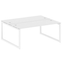 Metal System Quattro 5x5 50БО.РАС-СП-2.5 (Белый/Белый) Рабочая станция на О-образном м/к