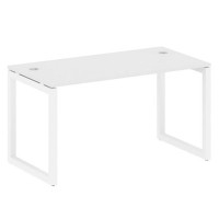 Metal System Quattro 5x5 50БО.СП-3 (Белый/Белый) Стол письменный на О-образном м/к