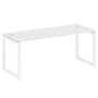 Metal System Quattro 5x5 50БО.СП-5 (Белый/Белый) Стол письменный на О-образном м/к