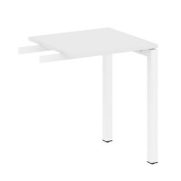 Metal System Quattro 5x5 50БП.ПР-1 (Белый/Белый) Приставной элемент на П-образном м/к