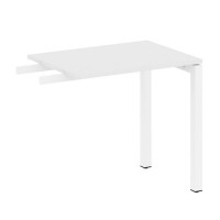 Metal System Quattro 5x5 50БП.ПР-2 (Белый/Белый) Приставной элемент на П-образном м/к