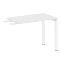 Metal System Quattro 5x5 50БП.ПР-3 (Белый/Белый) Приставной элемент на П-образном м/к