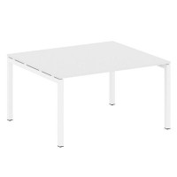 Metal System Quattro 5x5 50БП.ПРГ-1.3 (Белый/Белый) Переговорный стол на П-образном м/к