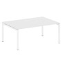 Metal System Quattro 5x5 50БП.ПРГ-1.5 (Белый/Белый) Переговорный стол на П-образном м/к