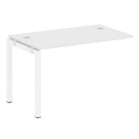 Metal System Quattro 5x5 50БП.ПРС-СП-1.2 (Белый/Белый) Проходной наборный элемент рабочей станции на П-образном м/к