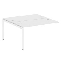 Metal System Quattro 5x5 50БП.ПРС-СП-2.3 (Белый/Белый) Проходной наборный элемент рабочей станции на П-образном м/к