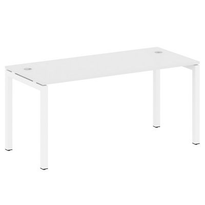 Metal System Quattro 5x5 50БП.СП-4 (Белый/Белый) Стол письменный на П-образном м/к