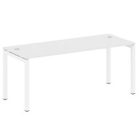 Metal System Quattro 5x5 50БП.СП-5 (Белый/Белый) Стол письменный на П-образном м/к