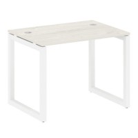 Metal System Quattro 5x5 50БО.СП-1 (Дуб наварра/Белый) Стол письменный на О-образном м/к