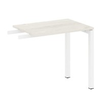 Metal System Quattro 5x5 50БП.ПР-2 (Дуб наварра/Белый) Приставной элемент на П-образном м/к