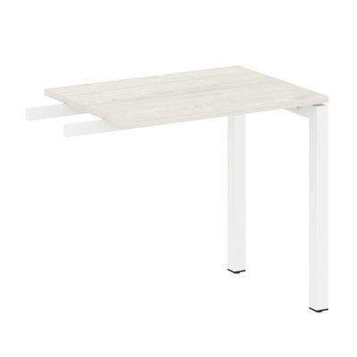 Metal System Quattro 5x5 50БП.ПР-2 (Дуб наварра/Белый) Приставной элемент на П-образном м/к