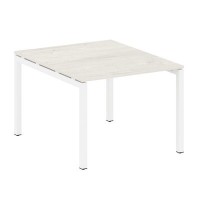 Metal System Quattro 5x5 50БП.ПРГ-1.1 (Дуб наварра/Белый) Переговорный стол на П-образном м/к