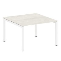 Metal System Quattro 5x5 50БП.ПРГ-1.2 (Дуб наварра/Белый) Переговорный стол на П-образном м/к