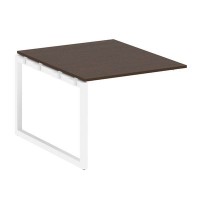 Metal System Quattro 5x5 50БО.ППРГ-1 (Венге цаво/Белый) Проходной наборный элемент переговорного стола на О-образном м/к