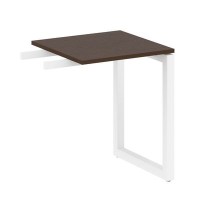 Metal System Quattro 5x5 50БО.ПР-1 (Венге цаво/Белый) Приставной элемент на О-образном м/к