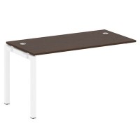 Metal System Quattro 5x5 50БП.ПРС-СП-1.3 (Венге цаво/Белый) Проходной наборный элемент рабочей станции на П-образном м/к