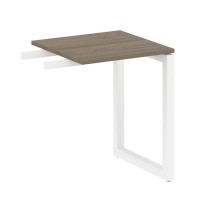 Metal System Quattro 5x5 50БО.ПР-1 (Вяз благородный/Белый) Приставной элемент на О-образном м/к