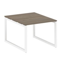 Metal System Quattro 5x5 50БО.ПРГ-1.1 (Вяз благородный/Белый) Переговорный стол на О-образном м/к