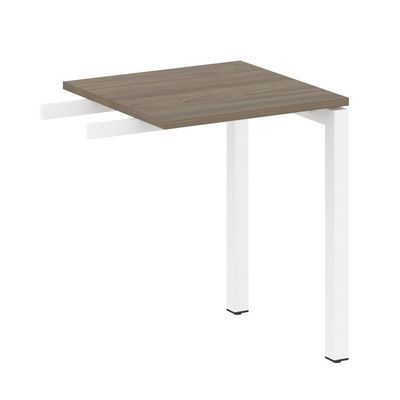 Metal System Quattro 5x5 50БП.ПР-1 (Вяз благородный/Белый) Приставной элемент на П-образном м/к