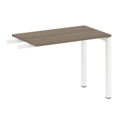 Metal System Quattro 5x5 50БП.ПР-3 (Вяз благородный/Белый) Приставной элемент на П-образном м/к